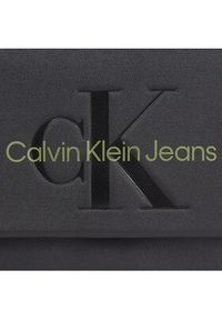 Calvin Klein Jeans Torebka Sculpted Boxy Flap Cb20 Mono K60K610829 Czarny. Kolor: czarny. Materiał: skórzane #3