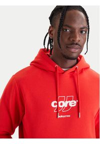 Jack & Jones Bluza Club 12290001 Czerwony Relaxed Fit. Kolor: czerwony. Materiał: bawełna #2