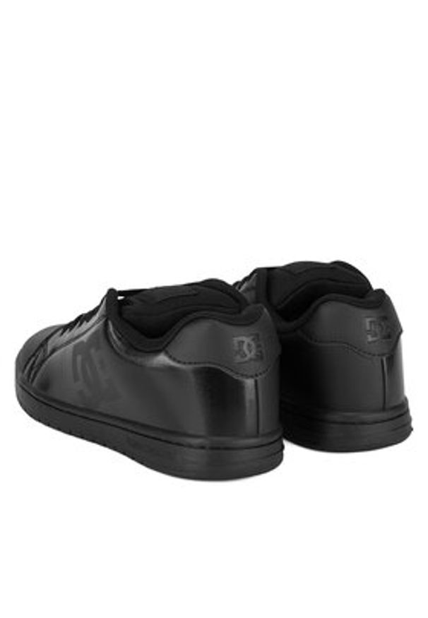 DC Sneakersy GAVELER ADJS700082-KSO Czarny. Kolor: czarny. Materiał: skóra