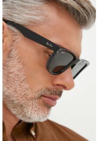 Ray-Ban okulary przeciwsłoneczne WAYFARER REVERSE kolor czarny. Kolor: czarny #3