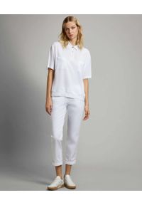 FAY - Białe spodnie Chino. Okazja: na co dzień. Kolor: biały. Materiał: bawełna, elastan. Styl: klasyczny, casual, elegancki #3
