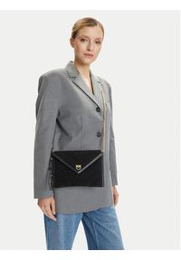 Pinko - PINKO Torebka Flat Purse Handle AI 25-26 PCPL 104820 A2JH Czarny. Kolor: czarny. Materiał: skórzane, zamszowe #3