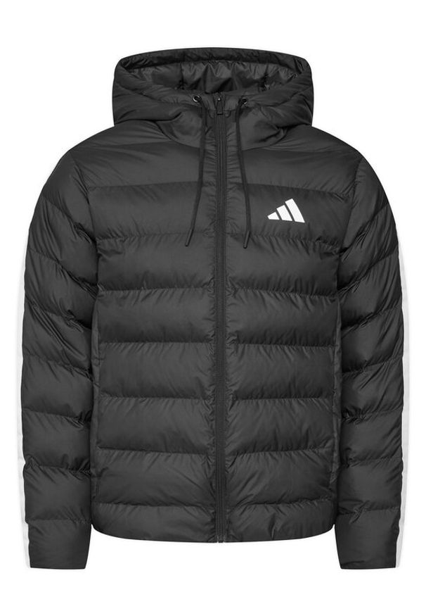 Adidas - adidas Kurtka zimowa Essentials Climawarm 3-Stripes JM8355 Czarny Regular Fit. Kolor: czarny. Materiał: syntetyk. Sezon: zima