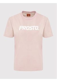 Prosto - PROSTO. T-Shirt KLASYK Clazzy 1012 Różowy Regular Fit. Kolor: różowy. Materiał: bawełna #4
