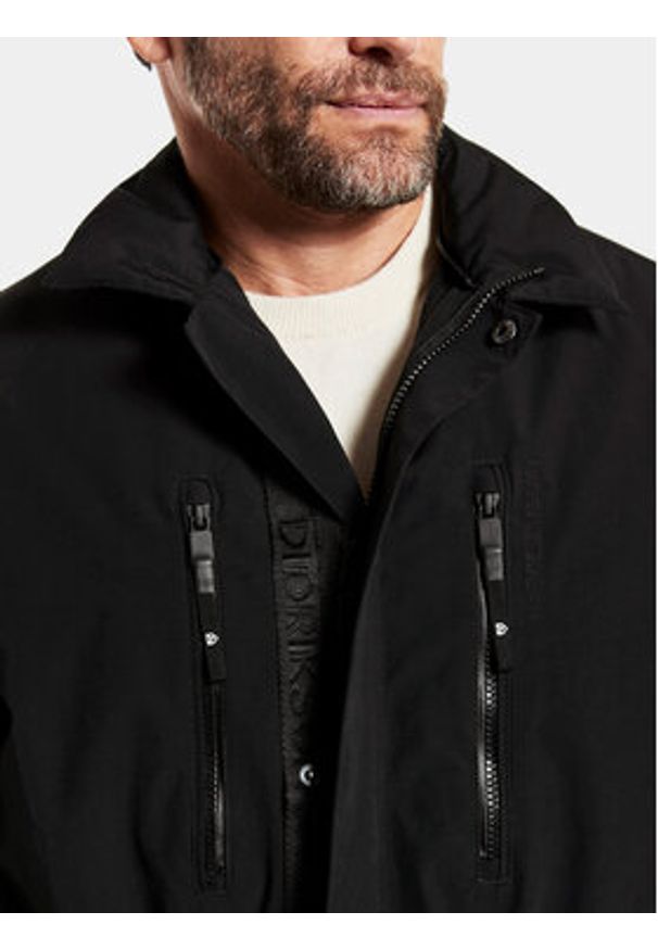 Didriksons Parka Mimir 504263 Czarny Regular Fit. Kolor: czarny. Materiał: syntetyk