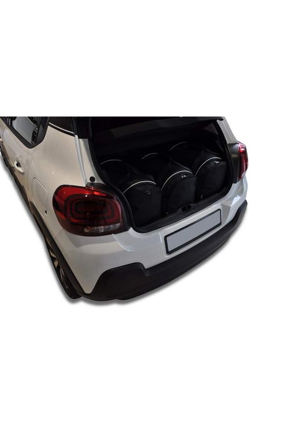 KJUST - Torby Do Bagażnika Citroen C3 Hatchback 2016-2023 3Szt Kjust. Kolor: czarny. Styl: sportowy