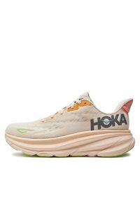 HOKA - Hoka Buty do biegania Clifton 9 1127896 Beżowy. Kolor: beżowy #6