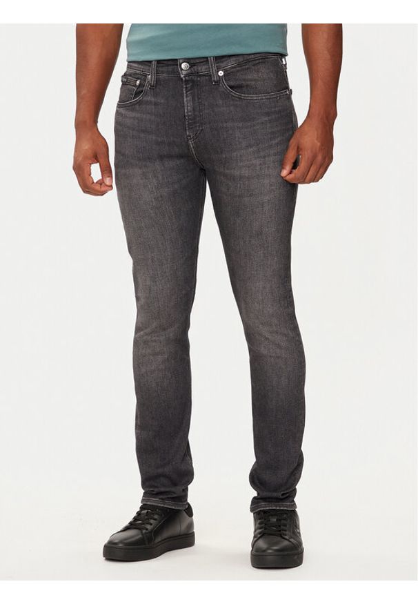 Calvin Klein Jeans Jeansy J30J325968 Czarny Skinny Fit. Kolor: czarny