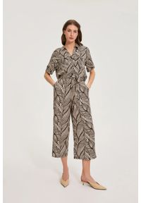 MOODO - Spodnie kuloty z wiskozy. Materiał: wiskoza #1