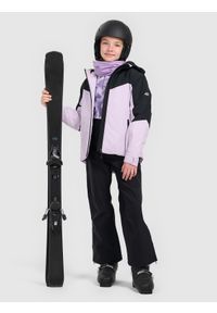 4f - 4F Spodnie narciarskie softshell membrana 5000 dziecięce - czarne 134 (8-9 lat). Kolor: czarny. Materiał: softshell. Sezon: lato. Sport: narciarstwo #1