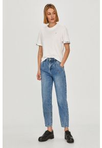 Tommy Jeans - T-shirt. Okazja: na co dzień. Kolor: biały. Wzór: nadruk. Styl: casual #4