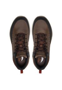 skechers - Skechers Sneakersy Yoren 210319/CDB Brązowy. Kolor: brązowy. Materiał: skóra, syntetyk #5