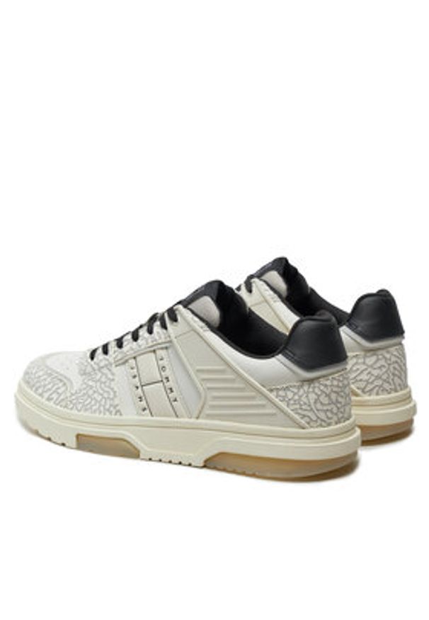 Tommy Jeans Sneakersy The Brooklyn New Material EM0EM01431 Écru. Materiał: skóra