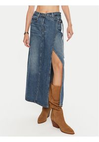 Miss Sixty Spódnica jeansowa 6L3KJ5850000 Niebieski Regular Fit. Kolor: niebieski. Materiał: bawełna