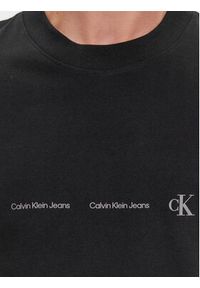Calvin Klein Jeans T-Shirt Logo Repeat J30J324668 Czarny Regular Fit. Kolor: czarny. Materiał: bawełna #3