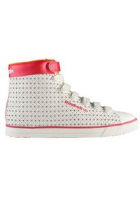 Buty do chodzenia damskie Reebok Straptastik Mid. Zapięcie: sznurówki. Kolor: biały, czerwony, wielokolorowy. Materiał: materiał, skóra. Szerokość cholewki: normalna. Sport: turystyka piesza