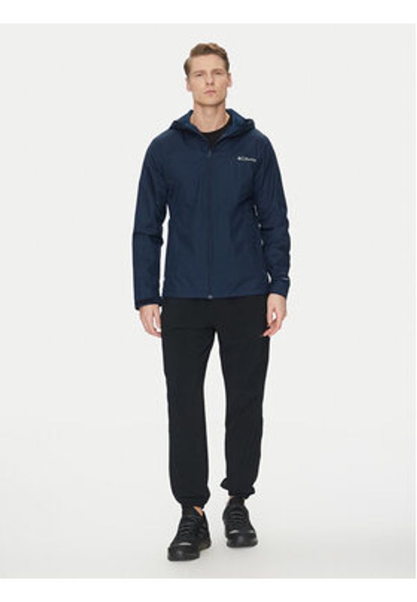 columbia - Columbia Kurtka przeciwdeszczowa Inner Limits II EO0088 Granatowy Regular Fit. Kolor: niebieski. Materiał: syntetyk