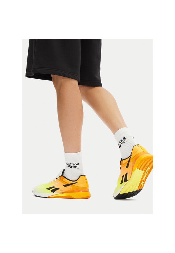 Buty na siłownię Reebok. Kolor: żółty. Sport: fitness