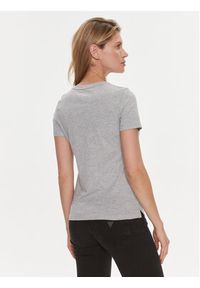 Guess T-Shirt W1YI1 BI3Z14 Szary Slim Fit. Kolor: szary. Materiał: bawełna