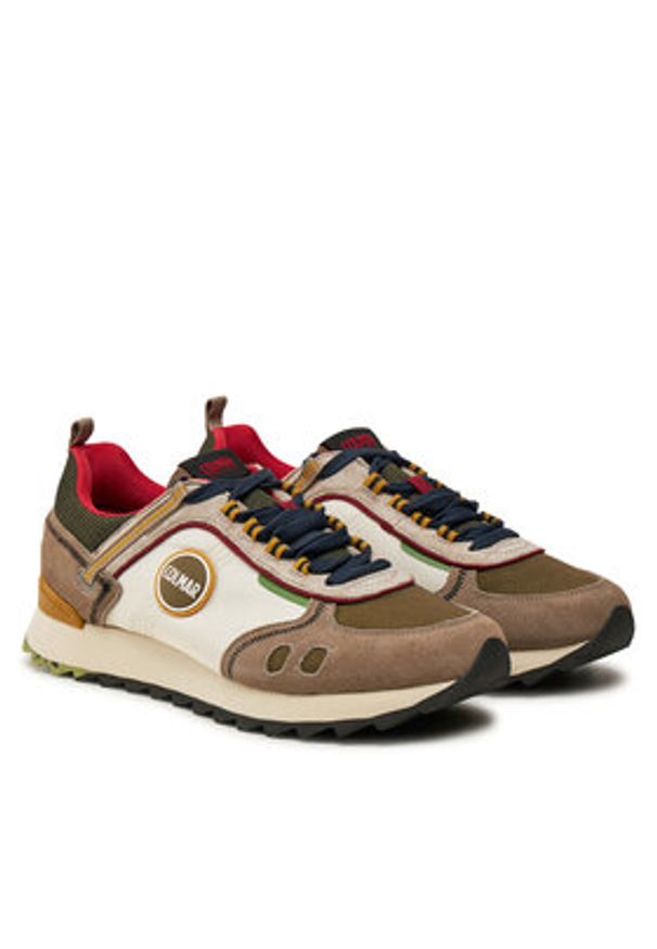 Colmar Sneakersy Travis Sport Zielony. Kolor: zielony. Materiał: skóra, zamsz