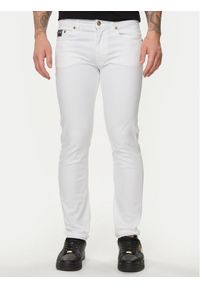 Versace Jeans Couture Jeansy 76GAB5S0 Biały Slim Fit. Kolor: biały #1
