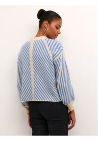 Kaffe Sweter Vera 10507817 Beżowy Regular Fit. Kolor: beżowy. Materiał: syntetyk #6