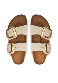 Birkenstock Klapki Arizona 1026585 Beżowy. Kolor: beżowy. Materiał: nubuk, skóra #6