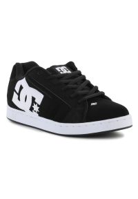 Buty DC Net M 302361-BLW czarne. Zapięcie: sznurówki. Kolor: czarny. Materiał: syntetyk, zamsz, skóra, guma. Sport: skateboard #3