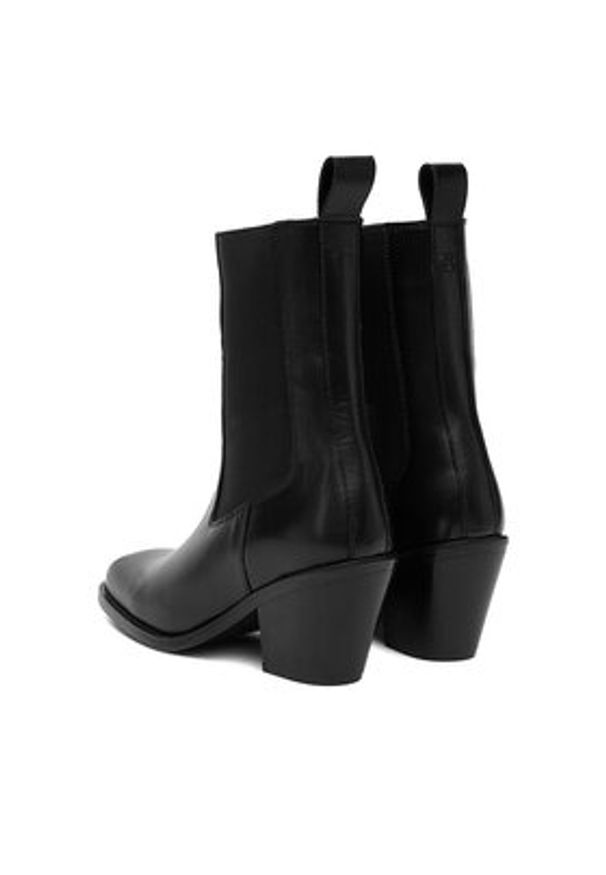 Gino Rossi Botki EO-KHAIR-9801 Czarny. Kolor: czarny. Materiał: skóra