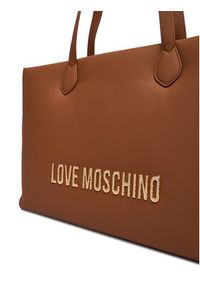 Love Moschino - LOVE MOSCHINO Torebka JC4395PP0NKD020A Brązowy. Kolor: brązowy. Materiał: skórzane #4
