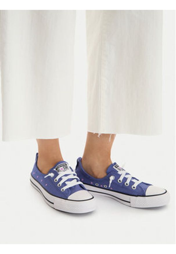Converse Trampki Chuck Taylor All Star Shoreline Embroidered Stars A16058C Niebieski. Kolor: niebieski. Materiał: materiał