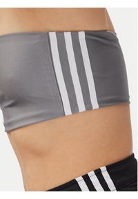 Adidas - adidas Top 3-Stripes JD3385 Szary Slim Fit. Kolor: szary. Materiał: syntetyk