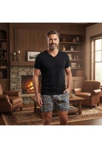 Męskie Bokserki Bawełniane - Pako Jeans - w Butelki i Kufle. Kolor: wielokolorowy. Materiał: bawełna #3