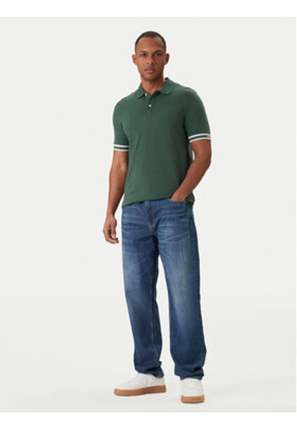 Guess Polo M6GP60 K3076 Zielony Regular Fit. Typ kołnierza: polo. Kolor: zielony. Materiał: bawełna