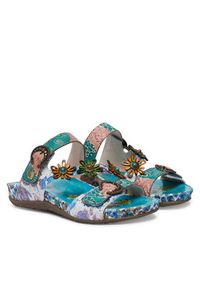 Laura Vita Klapki Liloo 41 Niebieski. Kolor: niebieski. Materiał: skóra #3