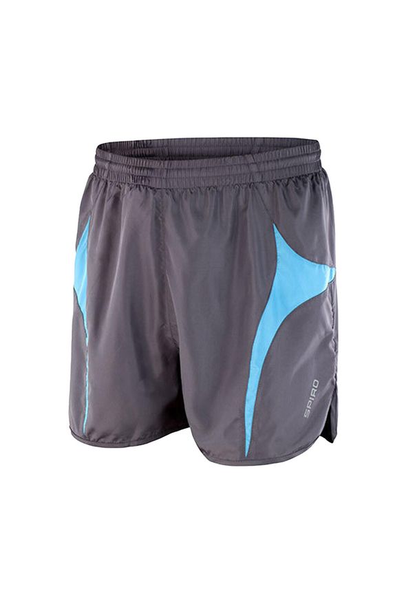 SPIRO - Spodenki Do Biegania Dla Dorosłych Unisex MicroLite. Kolor: szary, niebieski, wielokolorowy. Sport: turystyka piesza
