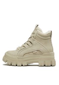 Buffalo Sneakersy Aspha Nc Mid Warm 1622185 Beżowy. Kolor: beżowy. Materiał: skóra #6