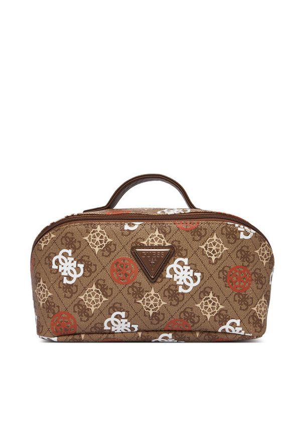 Guess Kosmetyczka TWB931 50670 Brązowy. Kolor: brązowy. Materiał: skóra