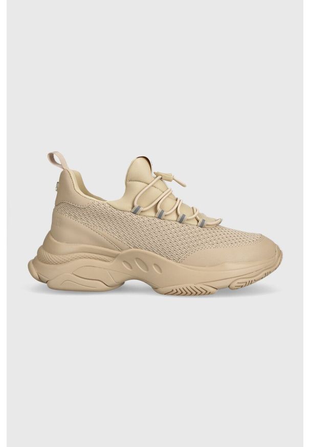 Steve Madden sneakersy Motif kolor beżowy SM11002753. Nosek buta: okrągły. Zapięcie: sznurówki. Kolor: beżowy. Obcas: na platformie