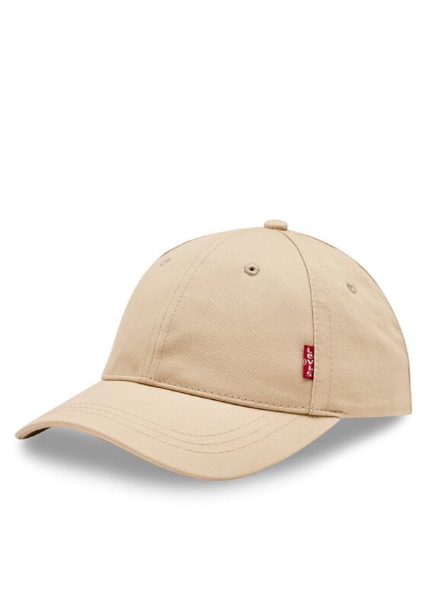 Levi's® Czapka z daszkiem 219411-6-20 Beżowy. Kolor: beżowy. Materiał: materiał