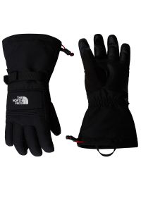 Rękawiczki The North Face Montana 0A89QJJK31 - czarne. Kolor: czarny. Materiał: materiał, syntetyk, poliester, skóra. Sport: narciarstwo