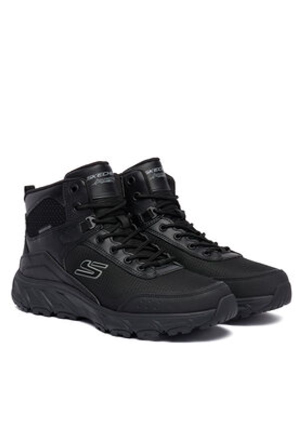 skechers - Skechers Trekkingi Hillcrest 2.0 237804 BBK Czarny. Kolor: czarny. Materiał: skóra. Sport: turystyka piesza