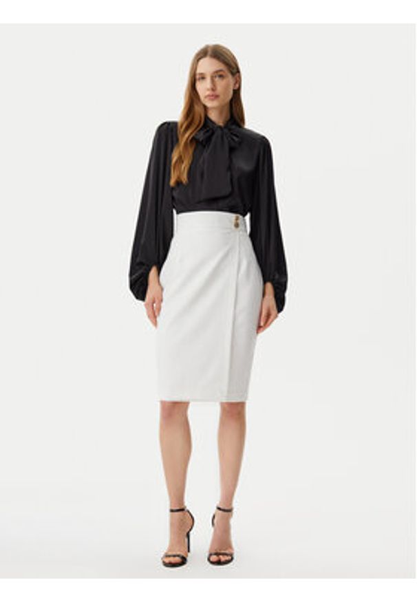 Artigli Spódnica ołówkowa ACGO000902 Écru Slim Fit. Materiał: syntetyk