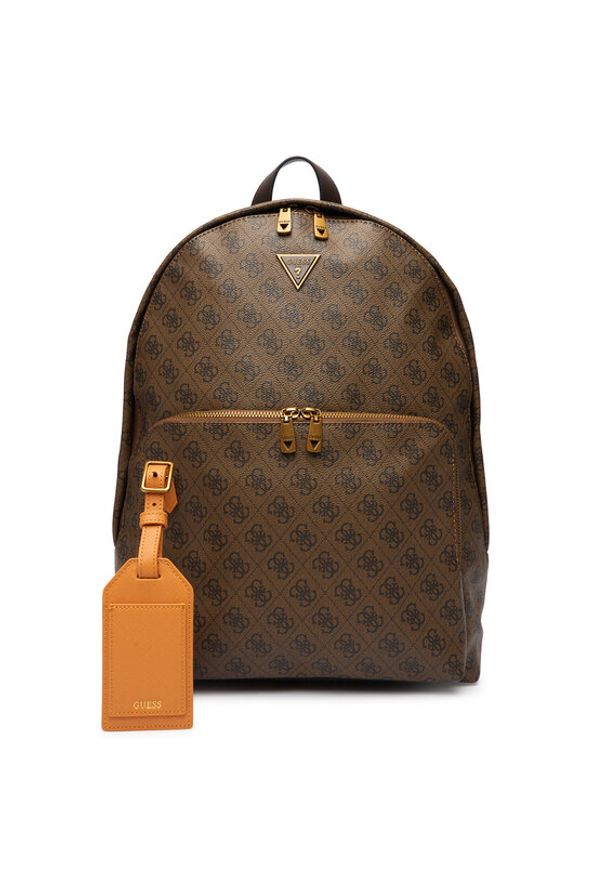 Guess Plecak HMMILO P5219 Brązowy. Kolor: brązowy. Materiał: skóra