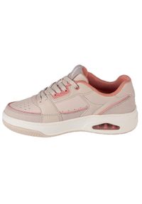 skechers - Buty sportowe Sneakersy damskie, Skechers Uno Court - Courted Style. Kolor: pomarańczowy. Materiał: syntetyk, tkanina, skóra, materiał. Model: Skechers Sport. Sport: turystyka piesza