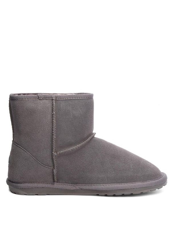 EMU Australia Śniegowce Wallaby Mini Teens T10103 Szary. Kolor: szary. Materiał: skóra