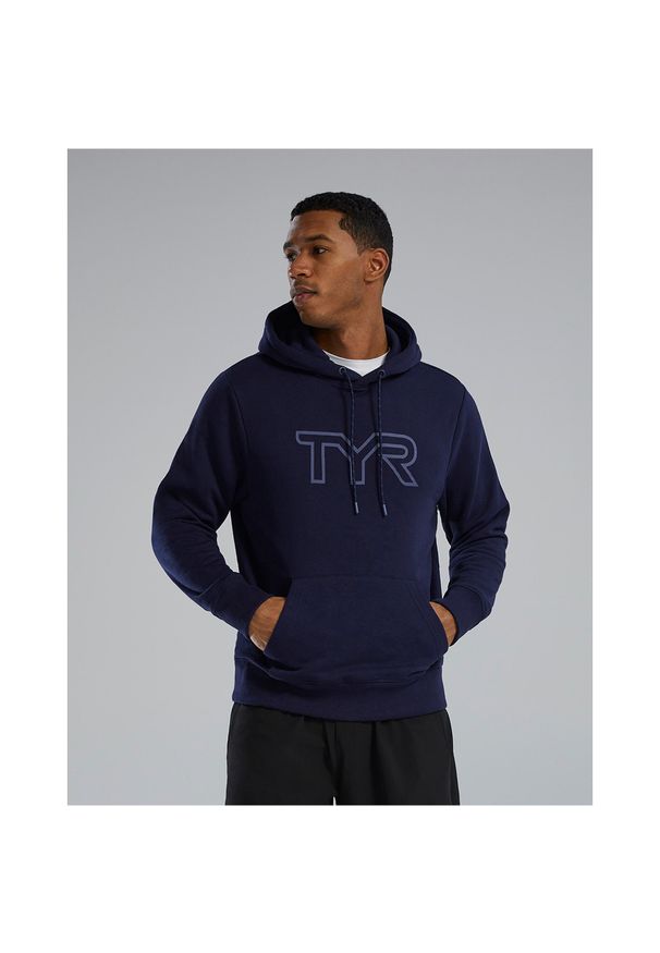 Bluza TYR UNISEX HOODIE. Kolor: niebieski