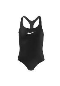 Strój pływacki jednoczęściowy dziecięcy Nike Essential Racerback. Kolor: czarny #1
