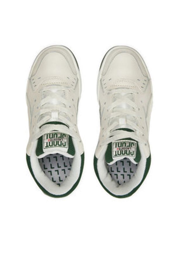 Lacoste Sneakersy Aceline 747SFA0034 Écru. Materiał: skóra