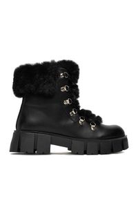 DeeZee Trzewiki 90190-6 Czarny. Kolor: czarny. Materiał: syntetyk, materiał #1